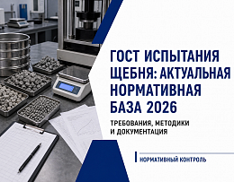 ГОСТ испытания щебня: с 2026 года действует новая редакция стандарта!