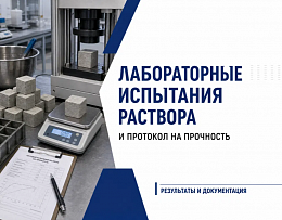 Лабораторные испытания раствора и протокол на прочность: как получить документ, который примут все стороны!