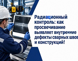 Радиационный контроль: как просвечивание выявляет внутренние дефекты сварных швов и конструкций!