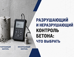 Разрушающий и неразрушающий контроль бетона: в чём разница и когда какой метод выбрать!