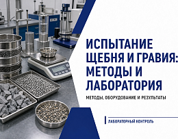 Испытание щебня и гравия: что проверяют и зачем нужна лаборатория!